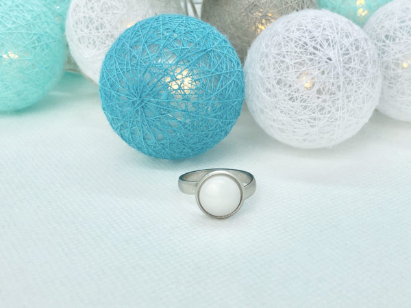 Mom-Moments Muttermilchschmuck, Ring aus Muttermilch, Edelstahlschmuck, Schmuck aus Muttermilch