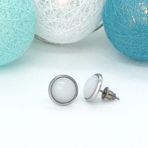 Muttermilchschmuck von Mom-Moments, Muttermilchohrstecker, Schmuck aus Muttermilch