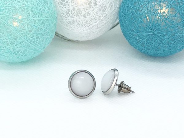 Muttermilchschmuck von Mom-Moments, Muttermilchohrstecker, Schmuck aus Muttermilch